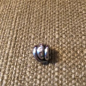 Pandora Rolled Charm with gemstones